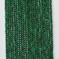 Single Gemstone Beads, Synthetic Malachite, Round, synthetic & faceted, green Approx 14.96 Inch 