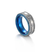 Hombres de acero de tungsteno anillo en granel, Joyería & diverso tamaño para la opción & para hombre, 8x3.2mm, Vendido por UD