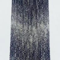 Perles Quartz rutile, Quartz rutile noir, Rond, naturel, normes différentes pour le choix & facettes, noire Environ 14.96 pouce, Vendu par brin