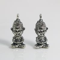 Zinc Alloy Jewelry Pendants, antique silver color plated, DIY 