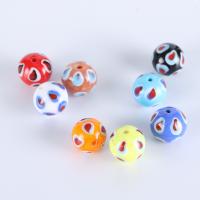 Handgefertigte Lampwork Perlen, rund, DIY, keine, 12mm, 50PCs/Tasche, verkauft von Tasche