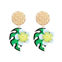 Acrylic Drop Earring, Zinc Alloy, with Acrylic, fashion jewelry & for woman 