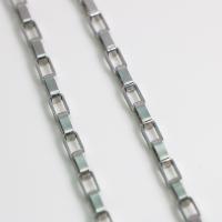 Stainless Steel Box Chain, 304 Stainless Steel, DIY, original color, 4mm 