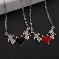 Enamel Zinc Alloy Necklace, Wing Shape, fashion jewelry & Unisex Approx 19.69 Inch 