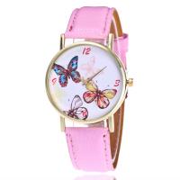 Women Wrist Watch, PU Leather, with Glass & Zinc Alloy, waterproofless & fashion jewelry & Chinese movement & for woman Approx 23 cm 