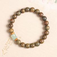 Wrist Mala, Green Sandalwood, fashion jewelry & Unisex 