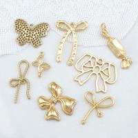 Zinc Alloy Hollow Pendants, gold color plated, DIY & 1/1 loop Approx 