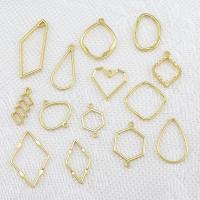 Zinc Alloy Hollow Pendants, gold color plated, DIY Approx 