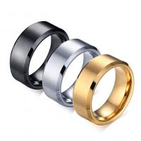 Hombres de acero de tungsteno anillo en granel, Joyería & diverso tamaño para la opción & para hombre, más colores para la opción, 8mm, Vendido por UD