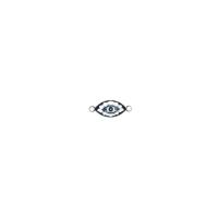 Zinc Alloy Evil Eye Pendant, plated, DIY & enamel, Random Color 