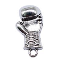 Zinc Alloy Jewelry Pendants, Boxing Glove, antique silver color plated, DIY 