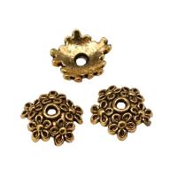 Zinc Alloy Bead Caps, Flower, plated, DIY 