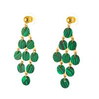 Resin Zinc Alloy Earring, with Resin, plated, fashion jewelry & for woman 