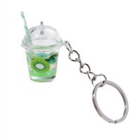 Acrylic Key Chain, with Zinc Alloy, portable & Unisex & luminated 