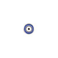 Zinc Alloy Evil Eye Pendant, plated, DIY & evil eye pattern & enamel, Random Color 