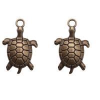 Pendentifs animaux en alliage de zinc, tortue, Placage, Vintage & DIY, plus de couleurs à choisir Vendu par PC