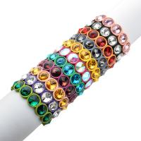 Zinc Alloy Rhinestone Bracelets, with Rhinestone, porcelain enamel & Unisex Approx 18 cm 