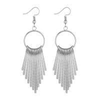 Fashion Fringe Earrings, Iron, fashion jewelry & for woman 