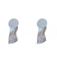 Fashion Fringe Earrings, Brass, plated, fashion jewelry & for woman 