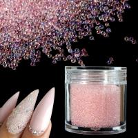 Des billes de verre Ongles copeaux décoratifs, DIY, plus de couleurs à choisir Vendu par boîte