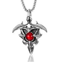 Pendentifs en titane, Acier titane, Aigle, poli, DIY & pour homme & noircir, couleur originale Vendu par PC