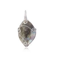 Labradorite Pendants, with 304 Stainless Steel, irregular, DIY, 10-25mm 