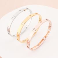 ステンレスバングル, 304ステンレススチール, メッキ, ファッションジュエリー & 女性用, 無色, 5.7mm,60mm, 売り手 パソコン