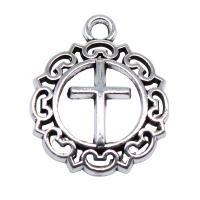 Zinc Alloy Cross Pendants, plated, vintage & DIY 