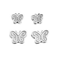 Sterling Silver Spacer Beads, 925 Sterling Silver, Butterfly, vintage & DIY 