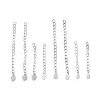 Sterling Silver Extender Chain, 925 Sterling Silver, DIY 