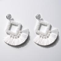 Fashion Tassel Earring, Seedbead, for woman & hollow 