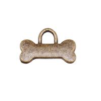 Zinc Alloy Jewelry Pendants, Dog Bone, antique bronze color plated, vintage & DIY 