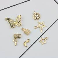 Zinc Alloy Jewelry Pendants, gold color plated, DIY golden 