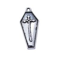 Zinc Alloy Jewelry Pendants, antique silver color plated, vintage & DIY 