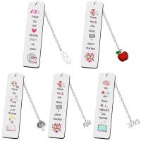 Acier inoxydable Bookmark, Acier inoxydable 304, unisexe & normes différentes pour le choix & avec le motif de lettre, plus de couleurs à choisir, Vendu par PC