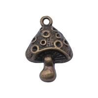 Zinc Alloy Jewelry Pendants, mushroom, antique bronze color plated, vintage & DIY 