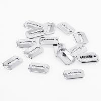 Stainless Steel Pendants, 304 Stainless Steel, Razor Blade, Vacuum Ion Plating, DIY & hollow 