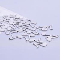 Stainless Steel Pendants, 304 Stainless Steel, Music Note, Vacuum Ion Plating, DIY 