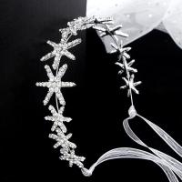 Headband, Zinc Alloy, fashion jewelry & for woman & with rhinestone 