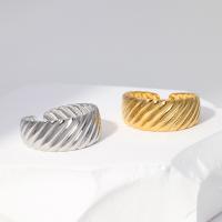 Edelstahl Fingerring, 304 Edelstahl, Vakuum-Ionen-Beschichtung, Modeschmuck & verschiedene Größen vorhanden & für Frau, keine, verkauft von PC