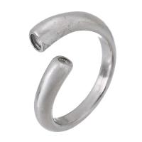 Edelstahl Fingerring, 316 Edelstahl, Modeschmuck & für Frau, originale Farbe, 4.5mm, Größe:6.5, verkauft von PC