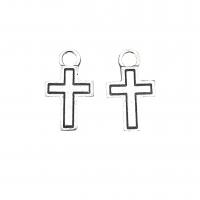 Zinc Alloy Cross Pendants, antique silver color plated, vintage & DIY Approx 