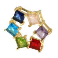 Colgante de Micro Pavé de Zirconía Cúbica, metal, Estrella, chapado en color dorado, Joyería & Bricolaje & micro arcilla de zirconia cúbica, 20x23x6mm, agujero:aproximado 2mm, Vendido por UD