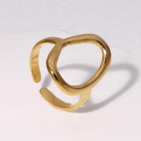 Edelstahl Fingerring, 304 Edelstahl, Vakuum-Ionen-Beschichtung, Modeschmuck & für Frau, keine, verkauft von PC