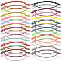 Fashion Jewelry Bracelet, Cotton Thread, Bohemian style & Unisex & adjustable Approx 7-27 cm 