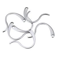 Stainless Steel Hook Earwire, 304 Stainless Steel, DIY & machine polishing, original color 