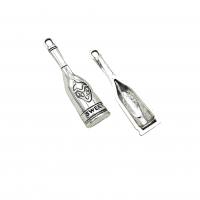 Zinc Alloy Jewelry Pendants, Bottle, antique silver color plated, vintage & DIY Approx 