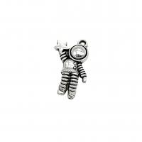 Zinc Alloy Jewelry Pendants, Astronaut, antique silver color plated, vintage & DIY Approx 