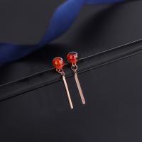 Zinc Alloy Drop Earring, polished, fashion jewelry & for woman 