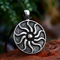 Stainless Steel Pendants, 304 Stainless Steel, Flower, polished, vintage & DIY 